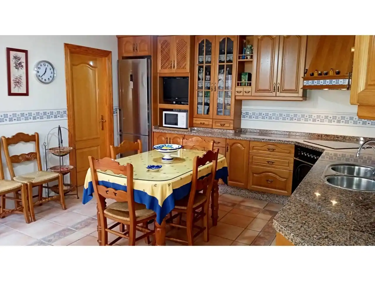 Kitchen of Houses for sale in Roquetas de Mar  with Air Conditioner, Heating and Private garden