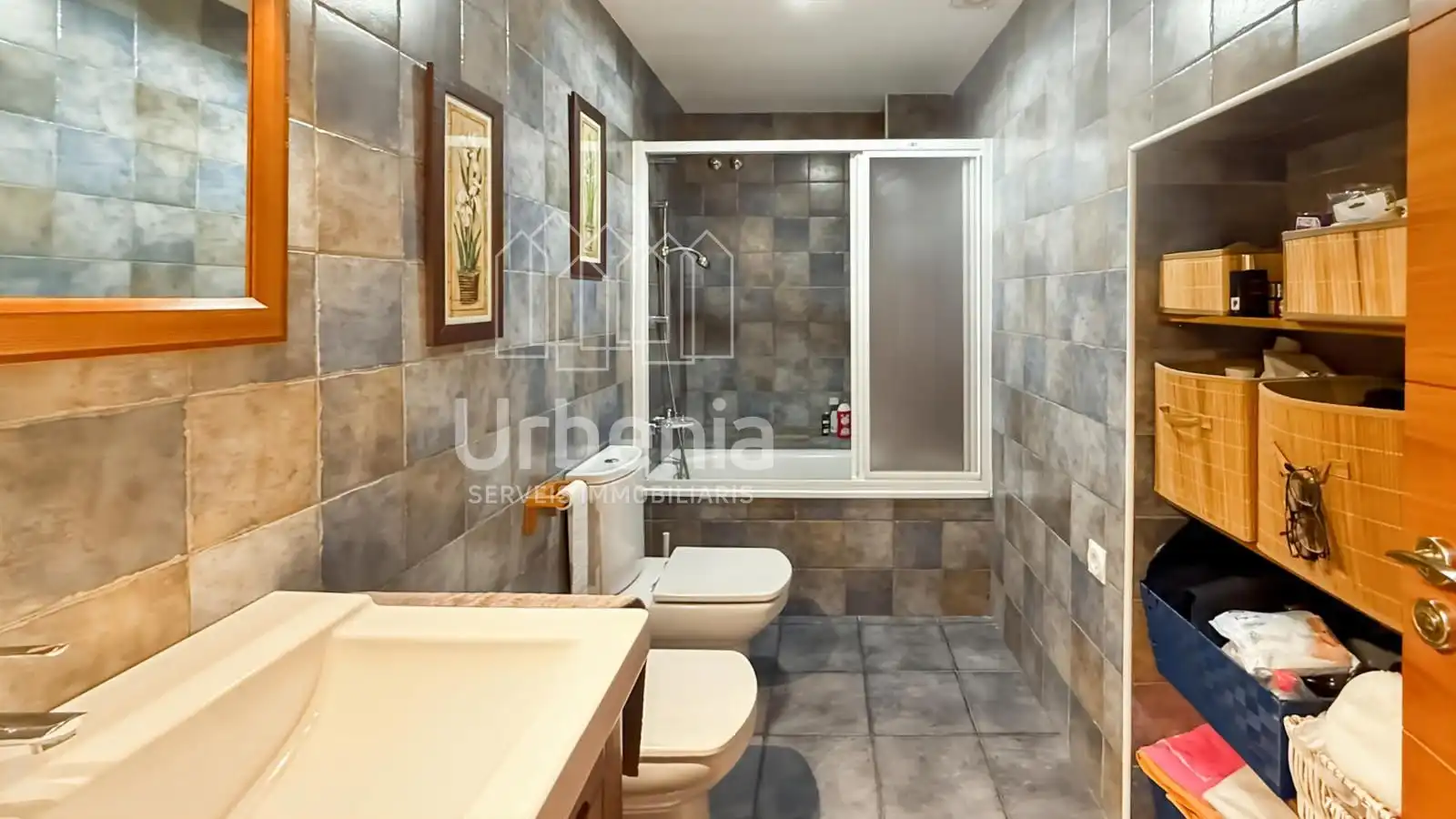 Bathroom of Flat for sale in Tordera  with Heating, Terrace and Furnished