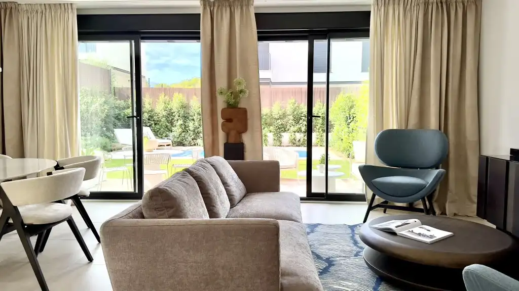 Living room of Houses for sale in Llucmajor  with Air Conditioner, Private garden and Terrace