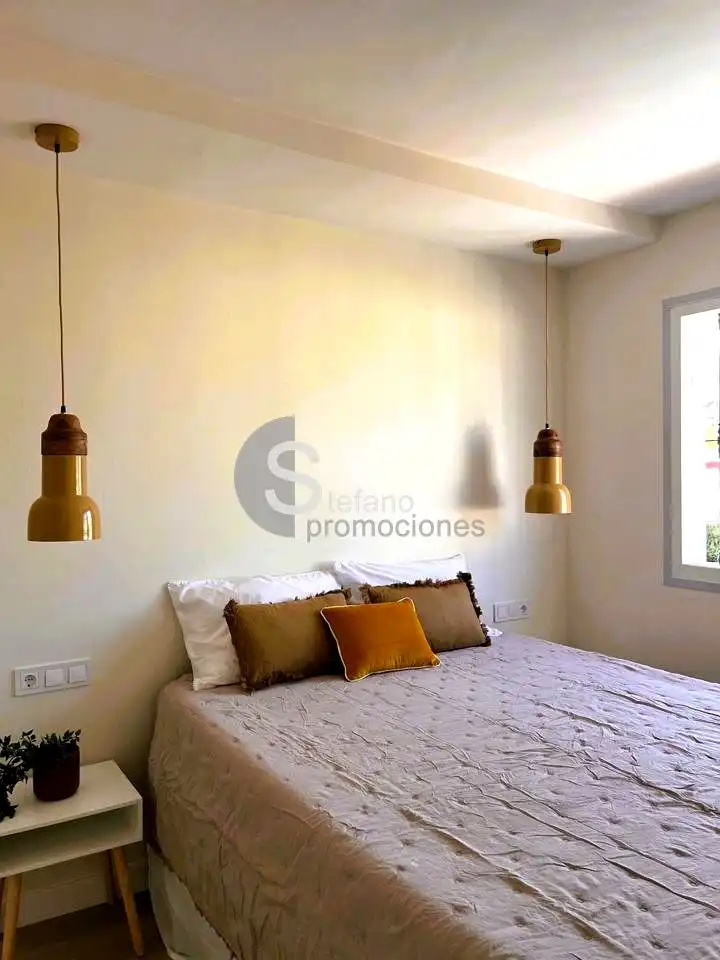 Dormitori de Casa o xalet en venda en Benalmádena amb Aire condicionat, Jardí privat i Terrassa
