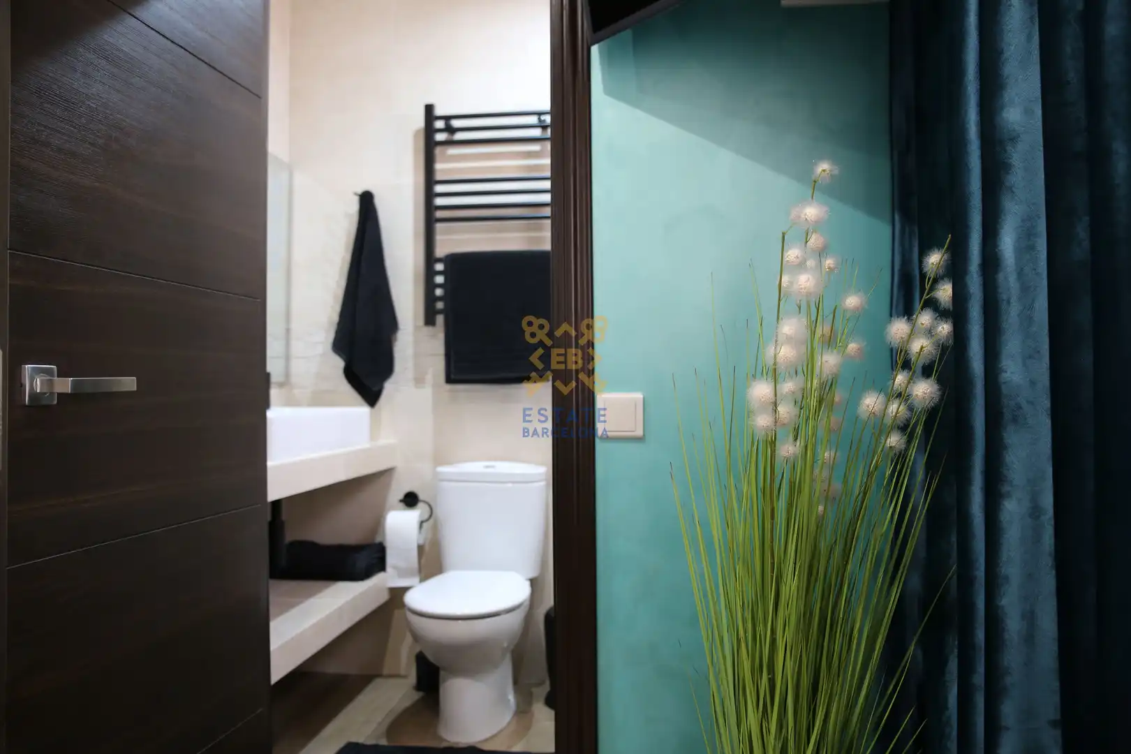 Badezimmer von Haus oder Chalet zum Verkauf in Blanes mit Klimaanlage, Terrasse und Möbliert