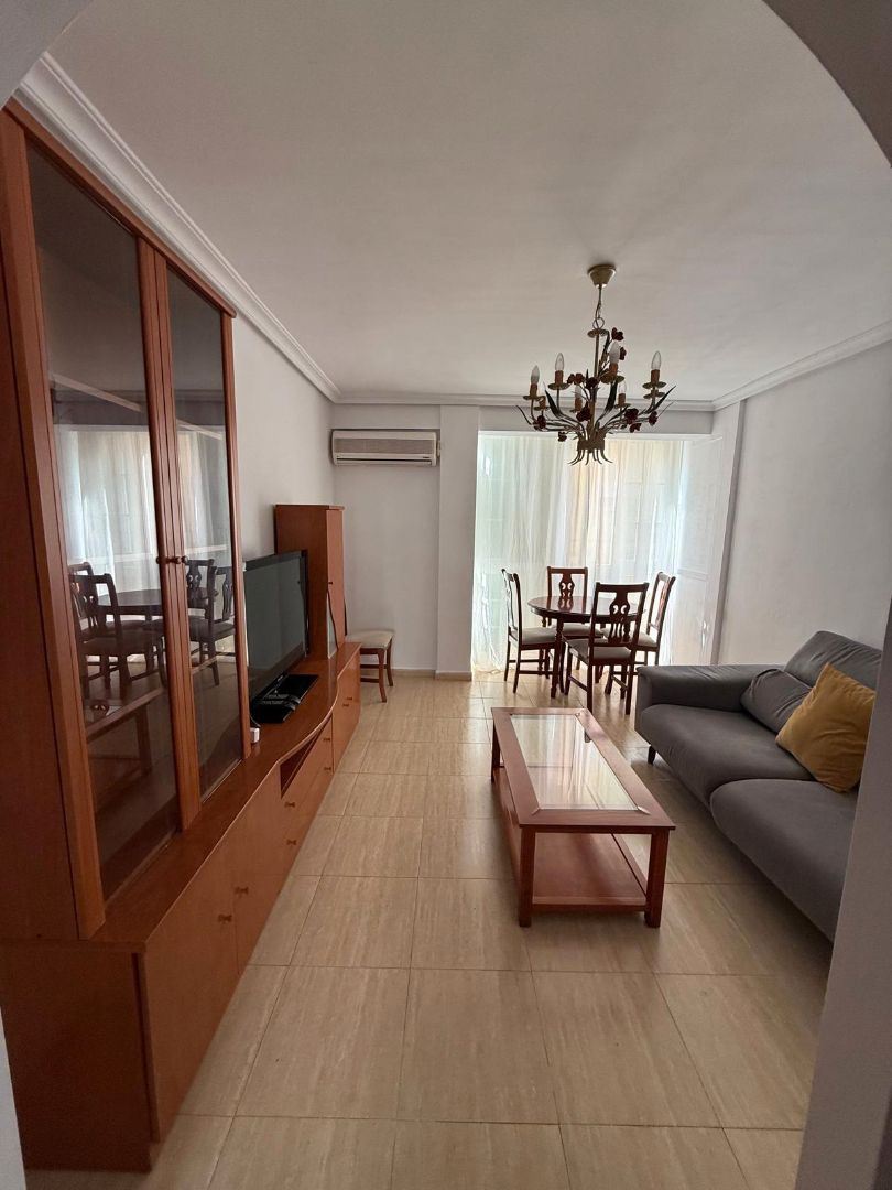 Living room of Flat to rent in Badajoz Capital  with Air Conditioner, Furnished and Oven