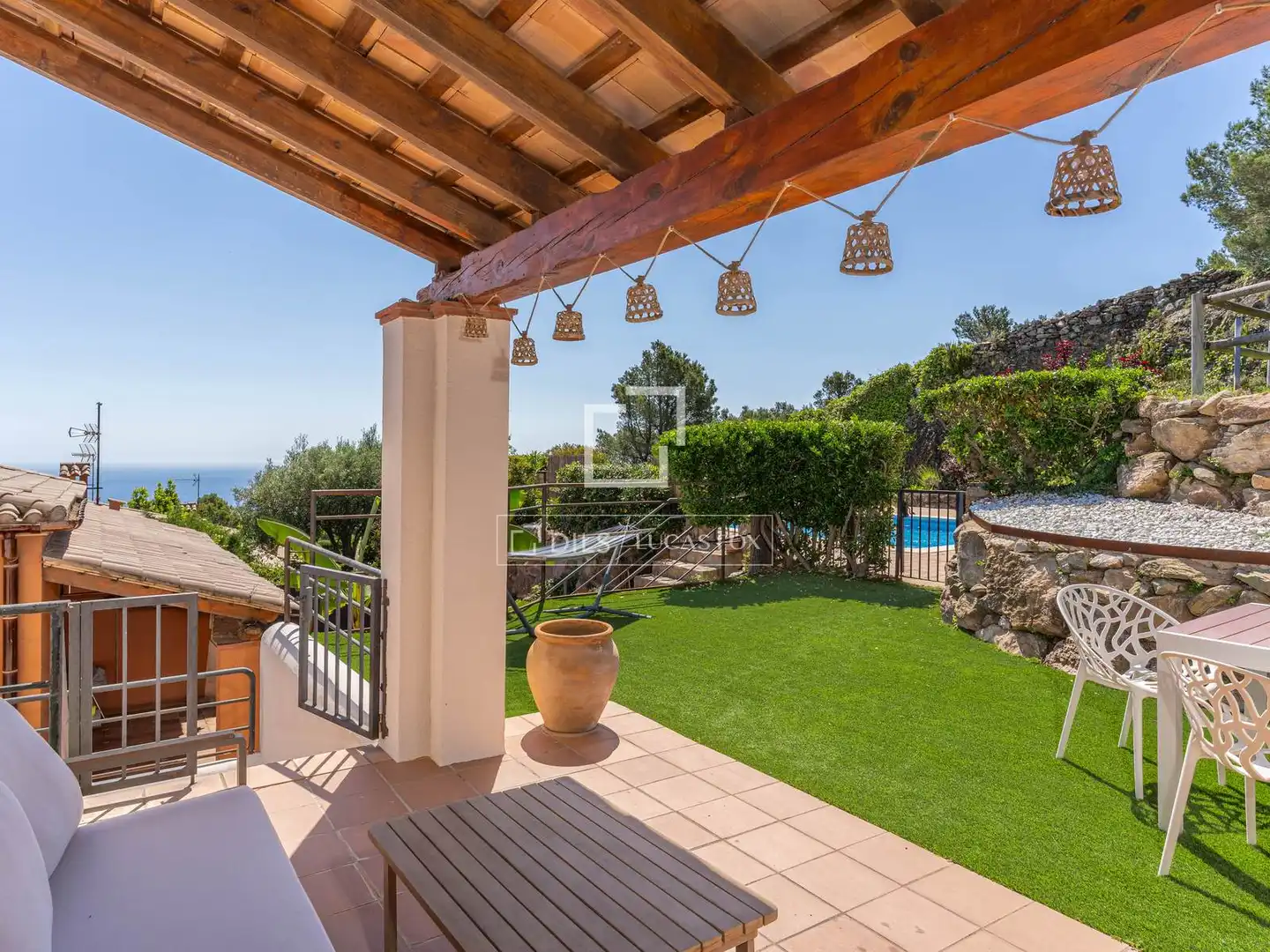 Terraza de Casa o chalet en venta en Begur con Aire acondicionado, Calefacción y Jardín privado
