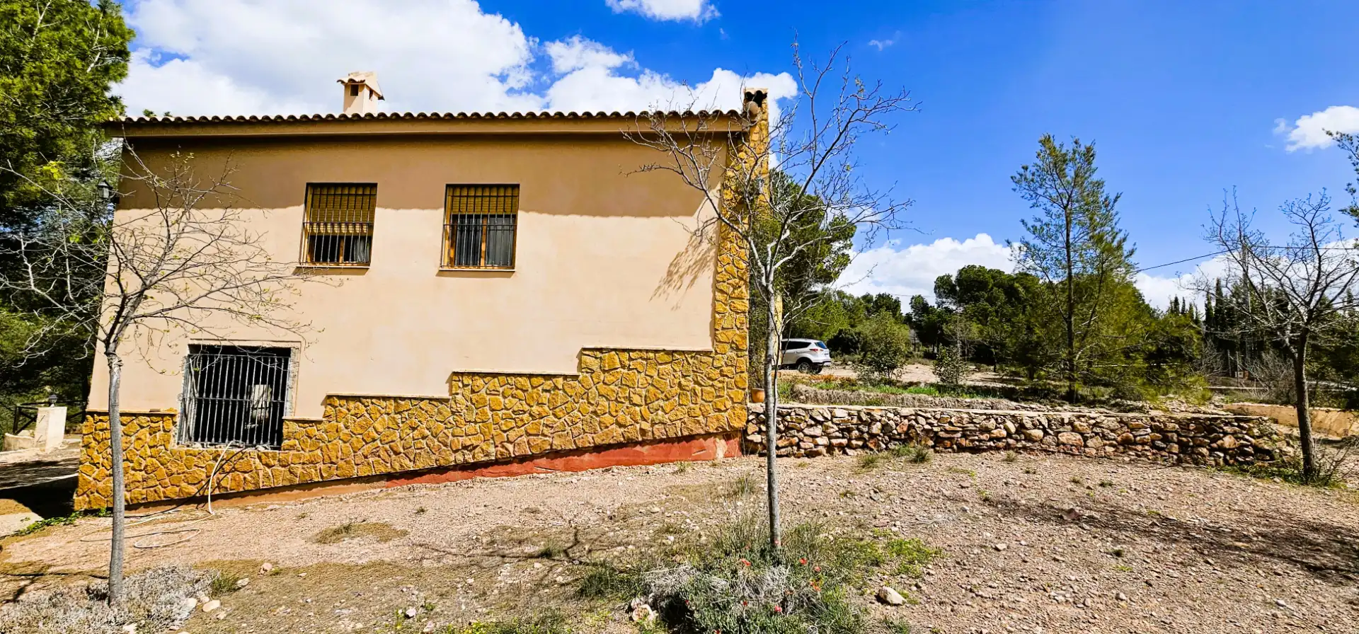 Vista exterior de Casa o xalet en venda en Aledo amb Jardí privat, Terrassa i Traster