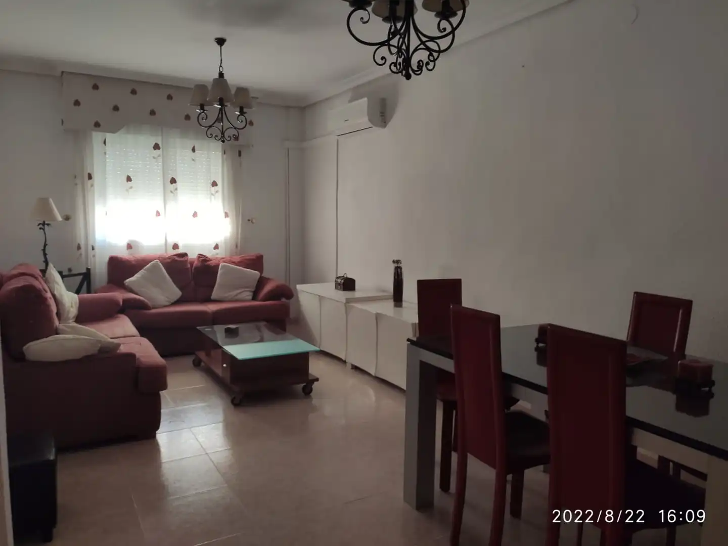 Living room of Flat for rent in Huércal de Almería  with Air Conditioner, Heating and Furnished