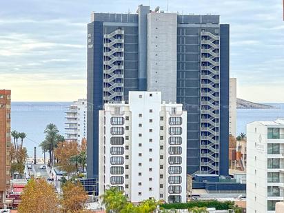 Vista exterior de Apartament en venda en Benidorm amb Aire condicionat, Jardí privat i Terrassa