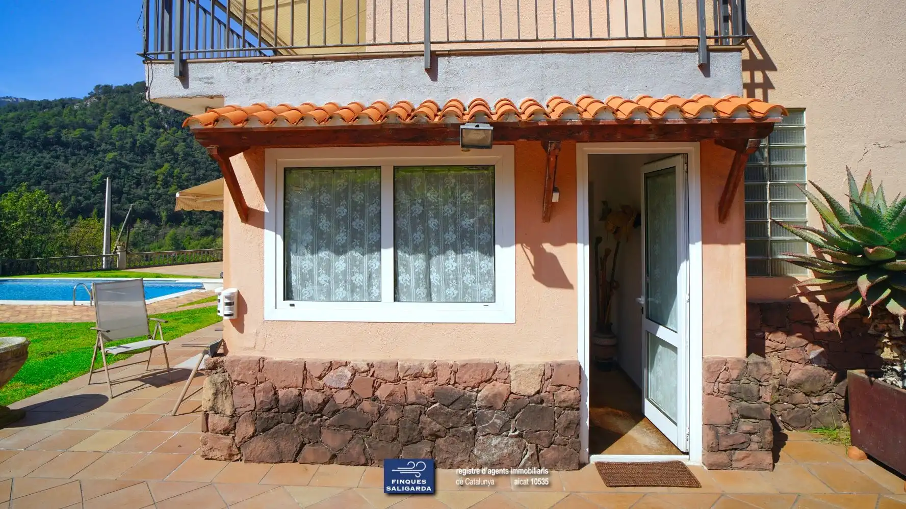 Vista exterior de Casa o xalet en venda en Tagamanent amb Calefacció, Terrassa i Traster