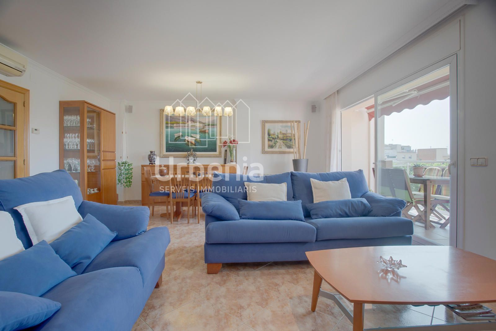 Living room of House or chalet for sale in Pineda de Mar  with Air Conditioner, Heating and Terrace