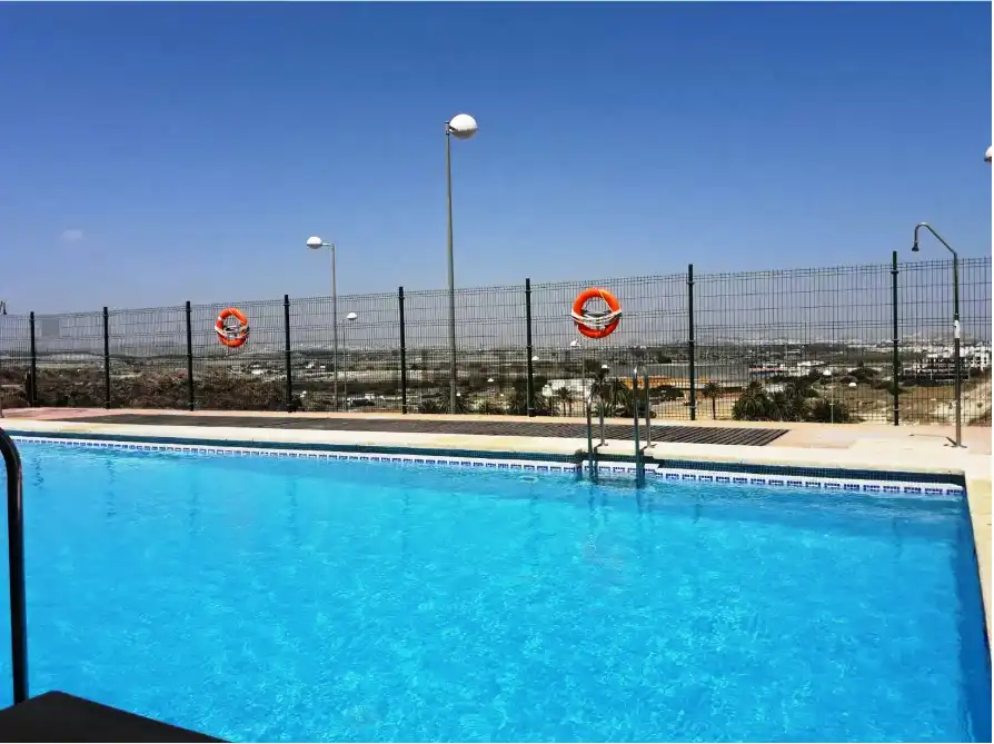 Swimming pool of Detached homes for sale in Garrucha  with Air Conditioner, Heating and Terrace