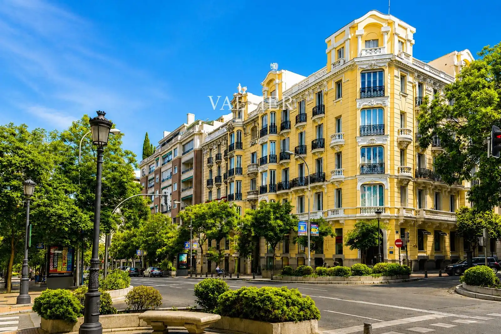 Außenansicht von Wohnung zur Miete in Madrid mit Klimaanlage und Möbliert