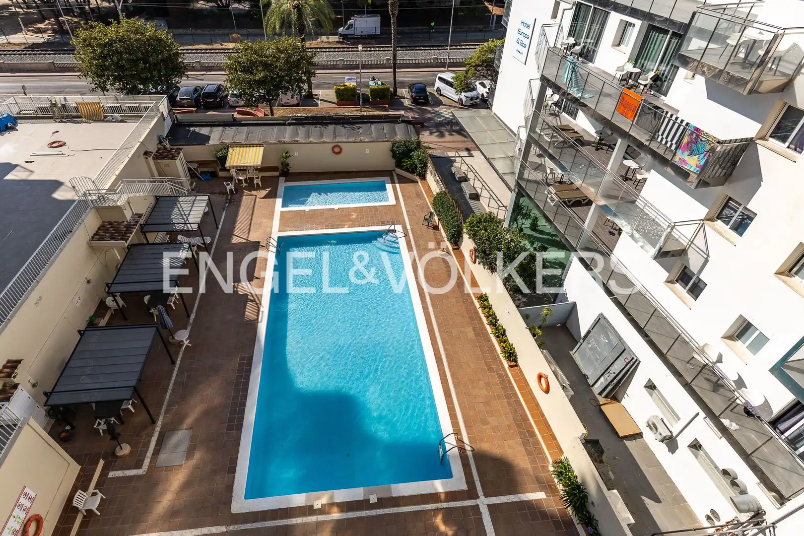 Swimming pool of Flat for sale in Malgrat de Mar  with Heating, Parquet flooring and Terrace