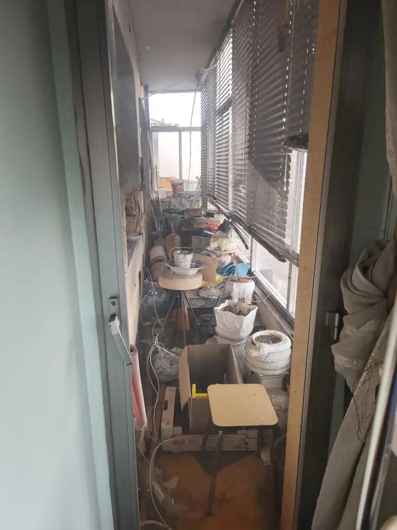 Balcony of Flat for sale in Ourense Capital   with Heating, Parquet flooring and Oven