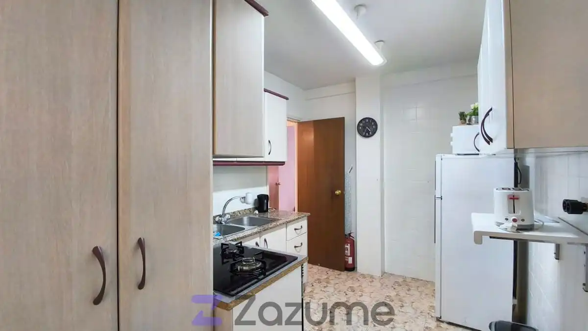 Kitchen of Flat for rent in Mazarrón  with Air Conditioner, Terrace and Furnished