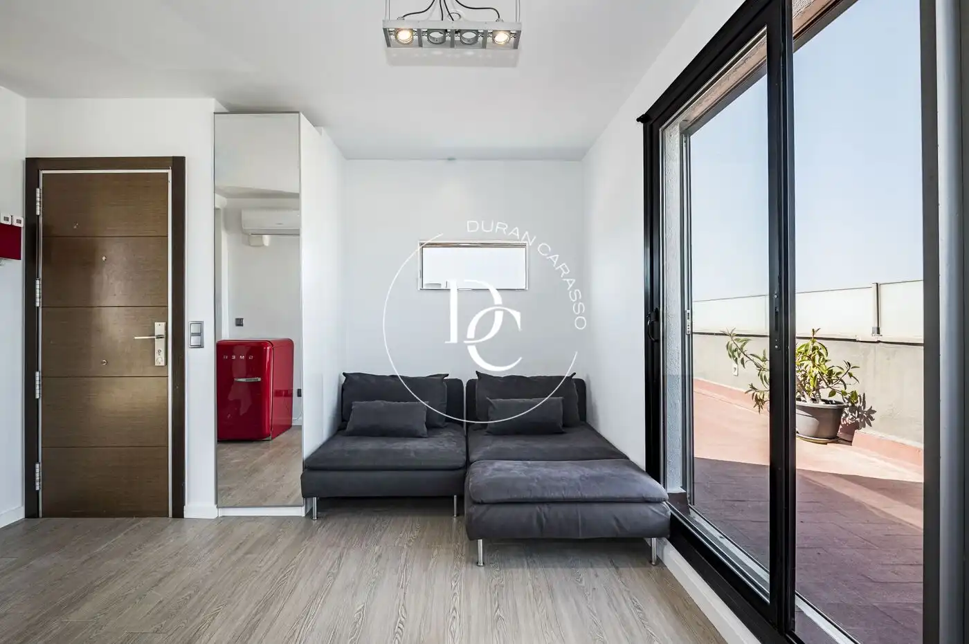 Sala d'estar de Àtic en venda en Sitges amb Aire condicionat, Calefacció i Terrassa