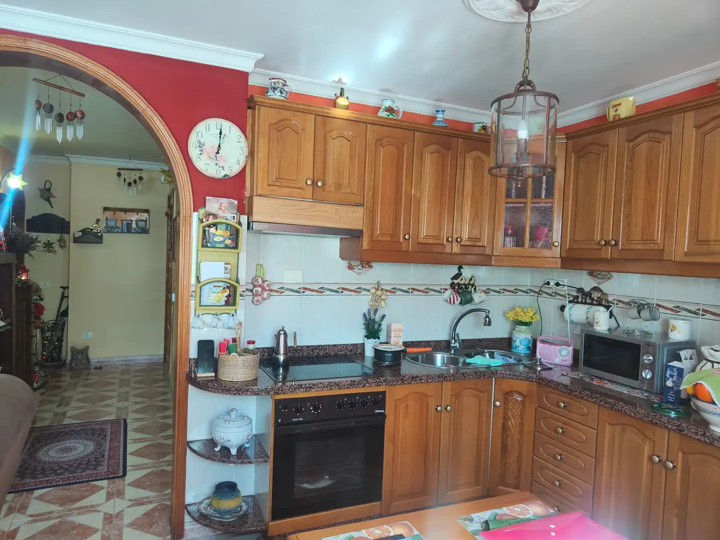 Cocina de Piso en venta en Vega de San Mateo con Terraza, Trastero y Amueblado
