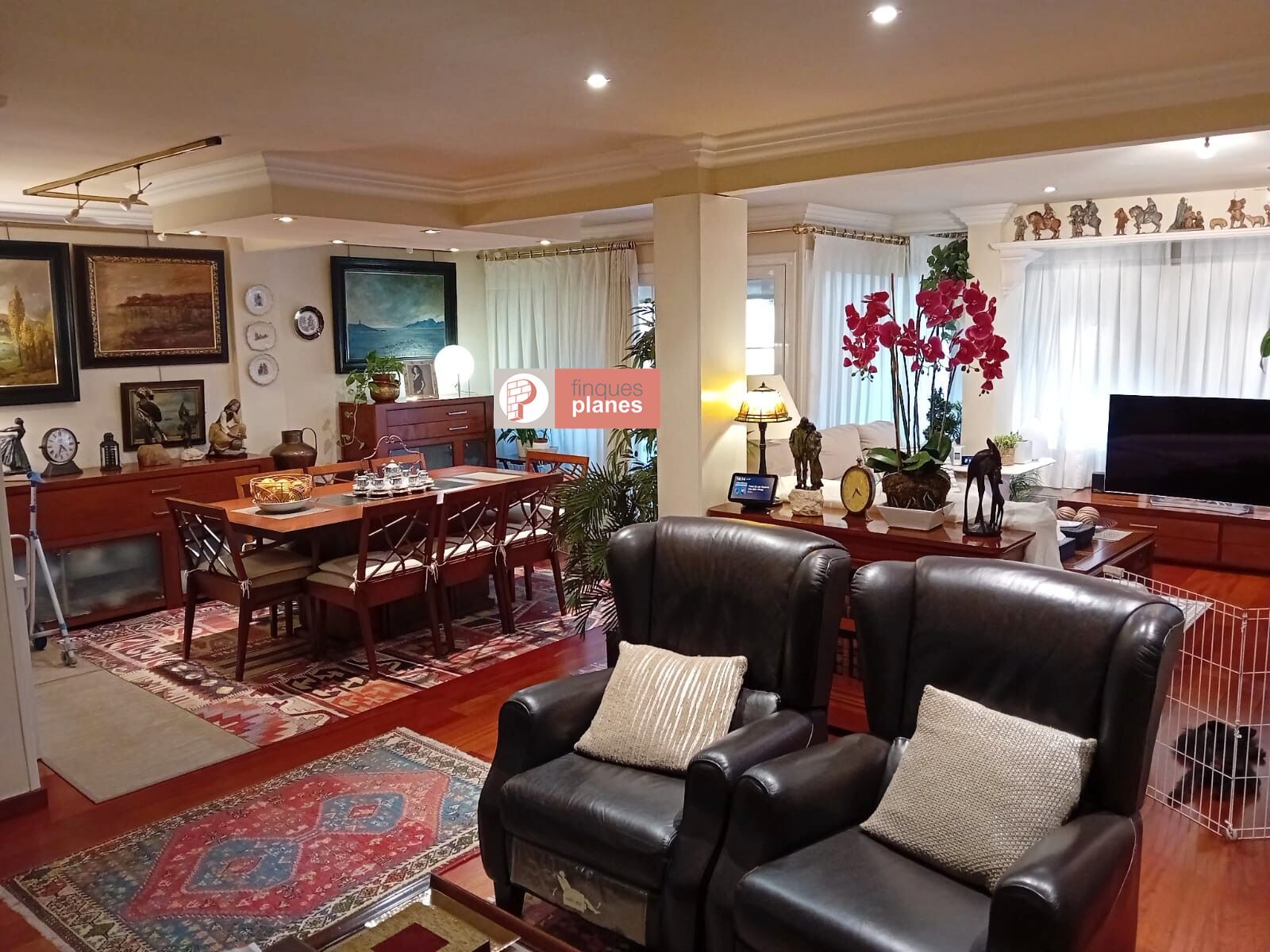 Esszimmer von Wohnung zum Verkauf in  Lleida Capital mit Klimaanlage, Heizung und Terrasse