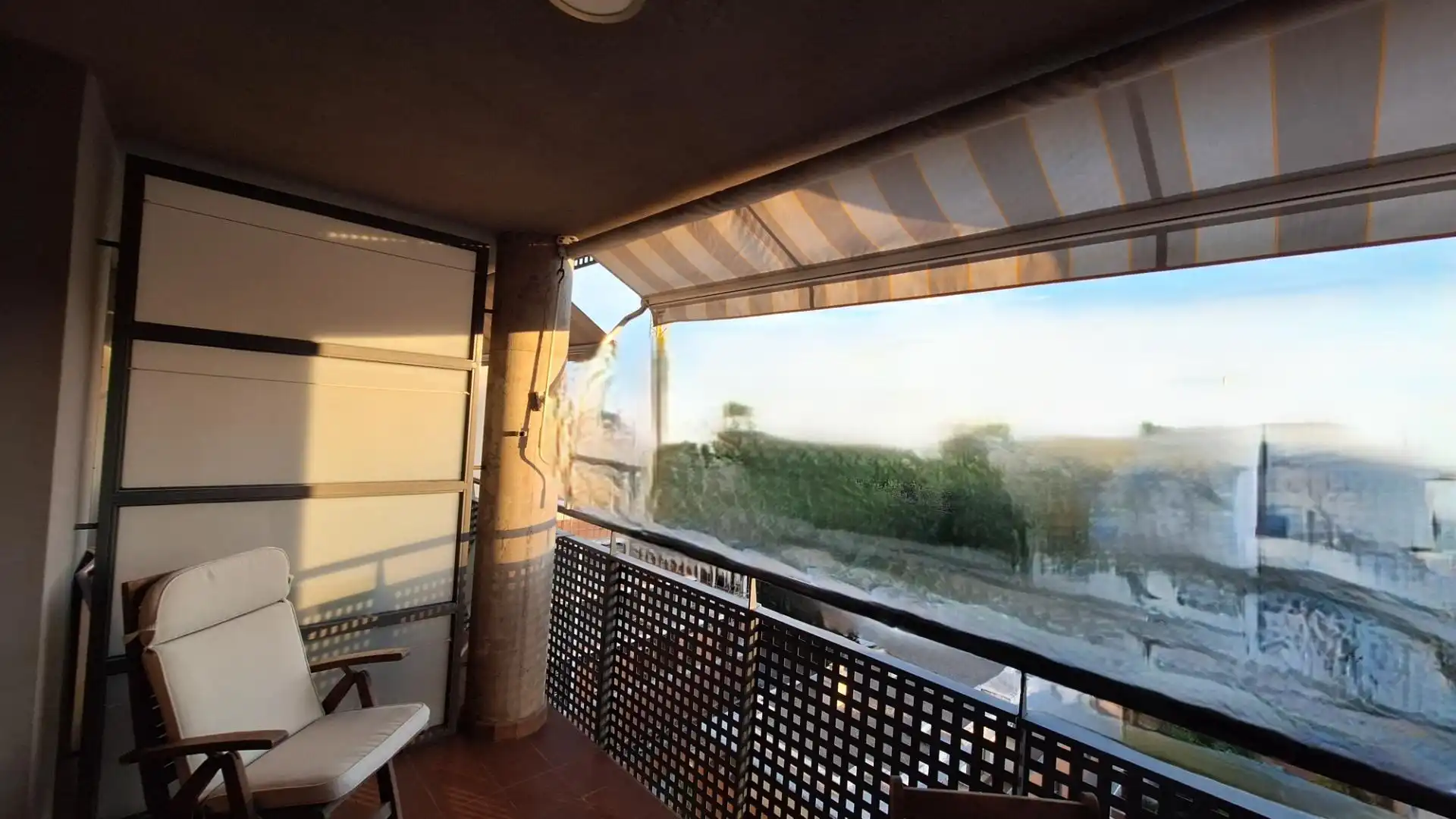 Balcony of Flat for rent in Valencia  with Heating, Furnished and Balcony