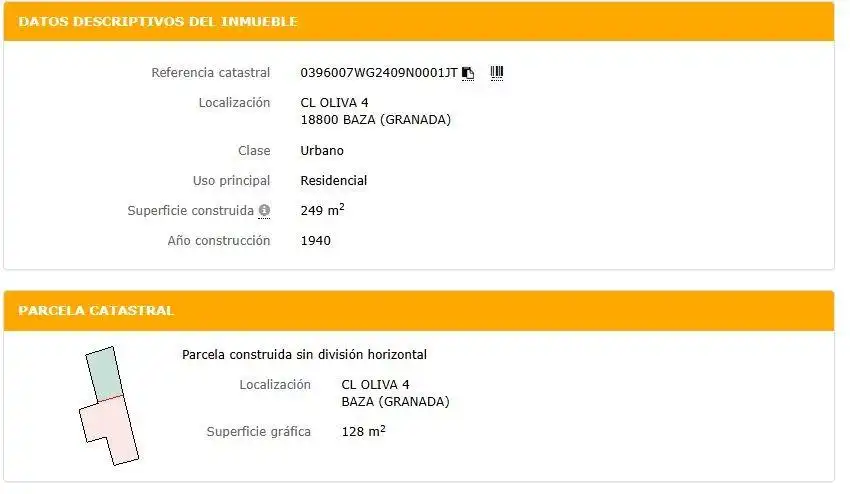 Houses for sale in Baza
