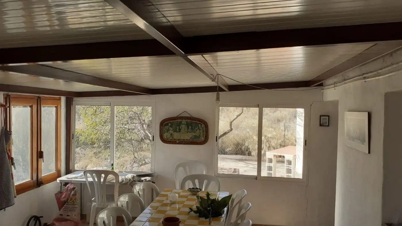Menjador de Finca rústica en venda en Bayarque amb Traster