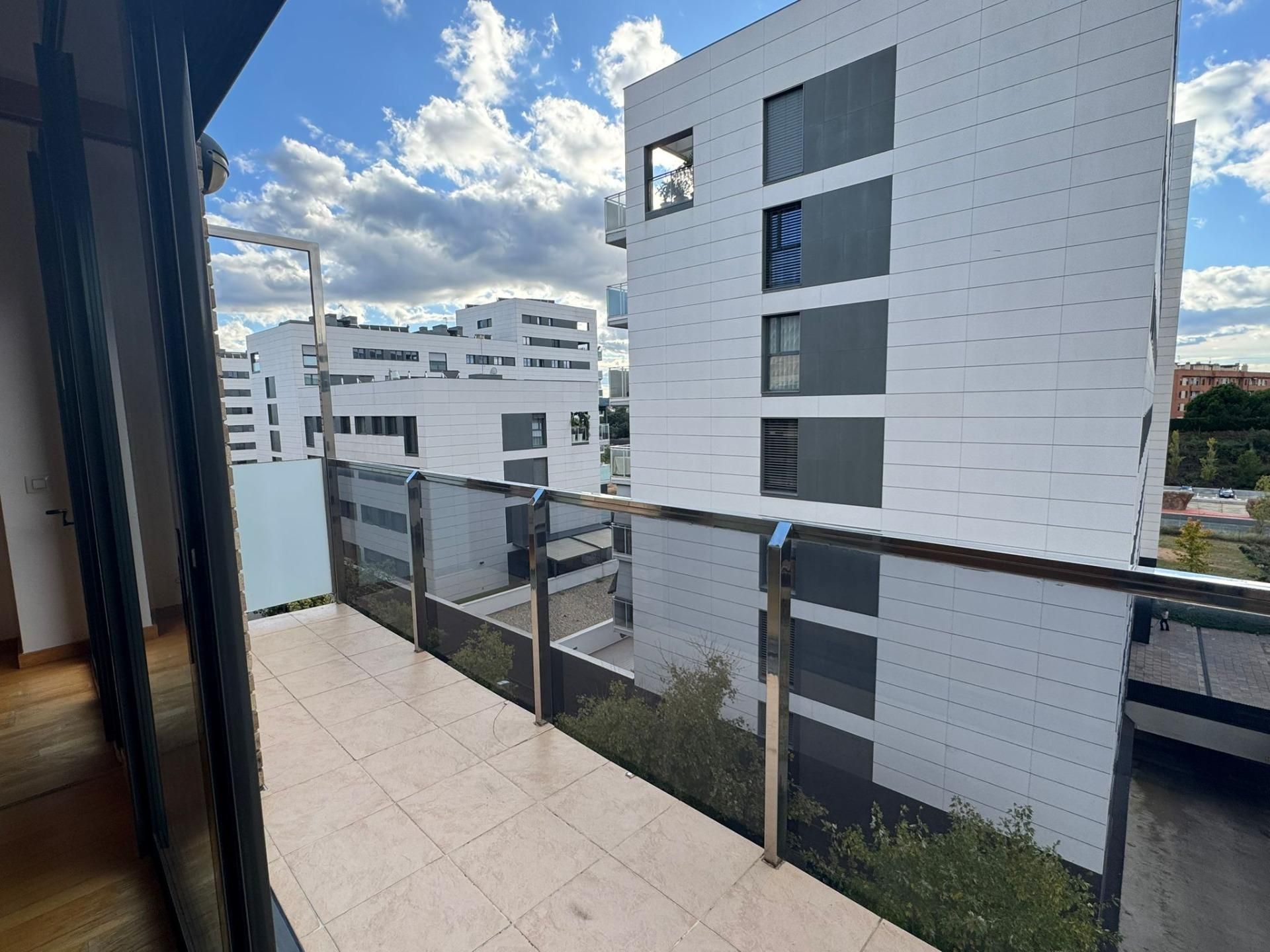 Terrace of Flat for sale in Sabadell  with Heating, Private garden and Parquet flooring