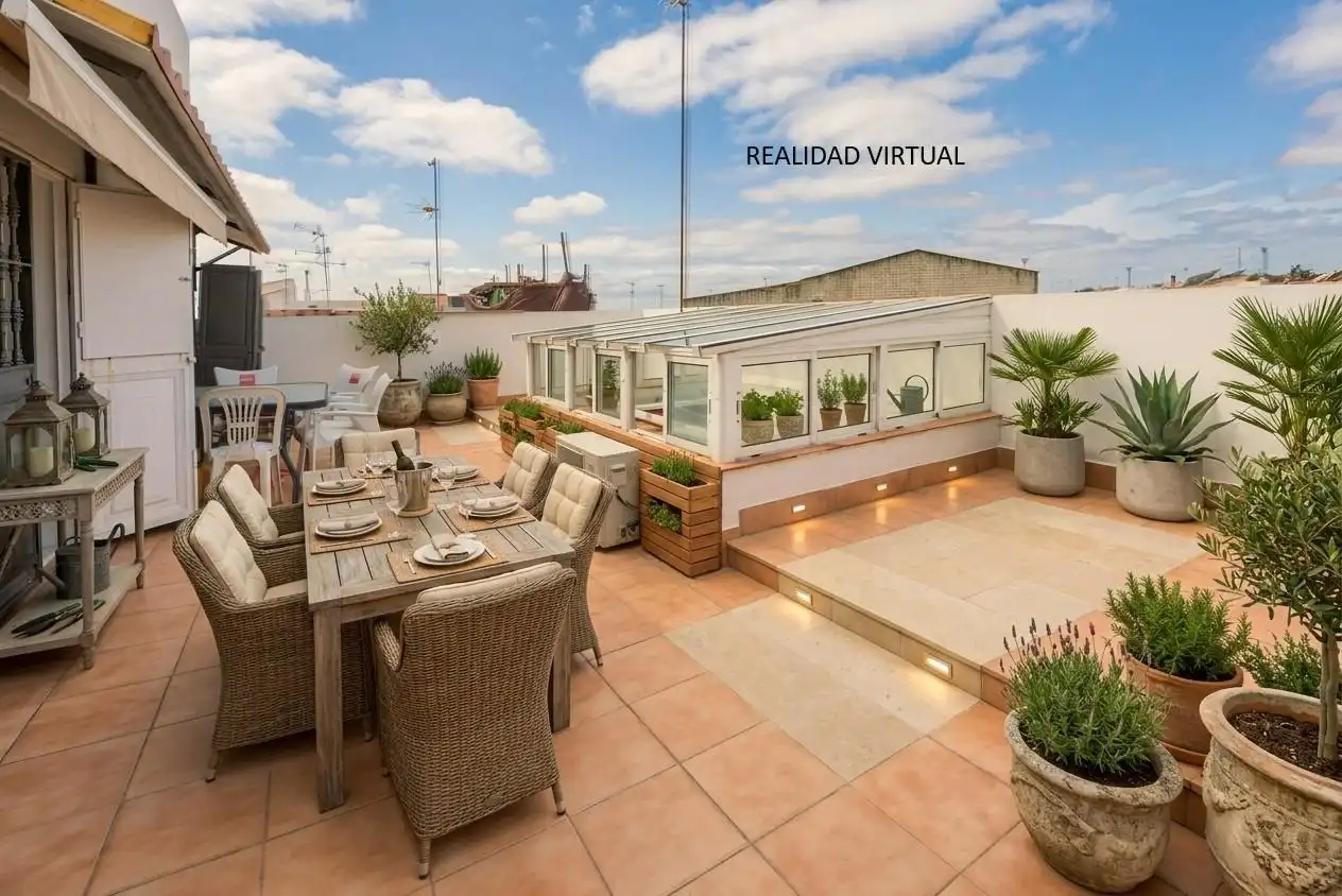 Terraza de Casa adosada en venta en Benacazón
