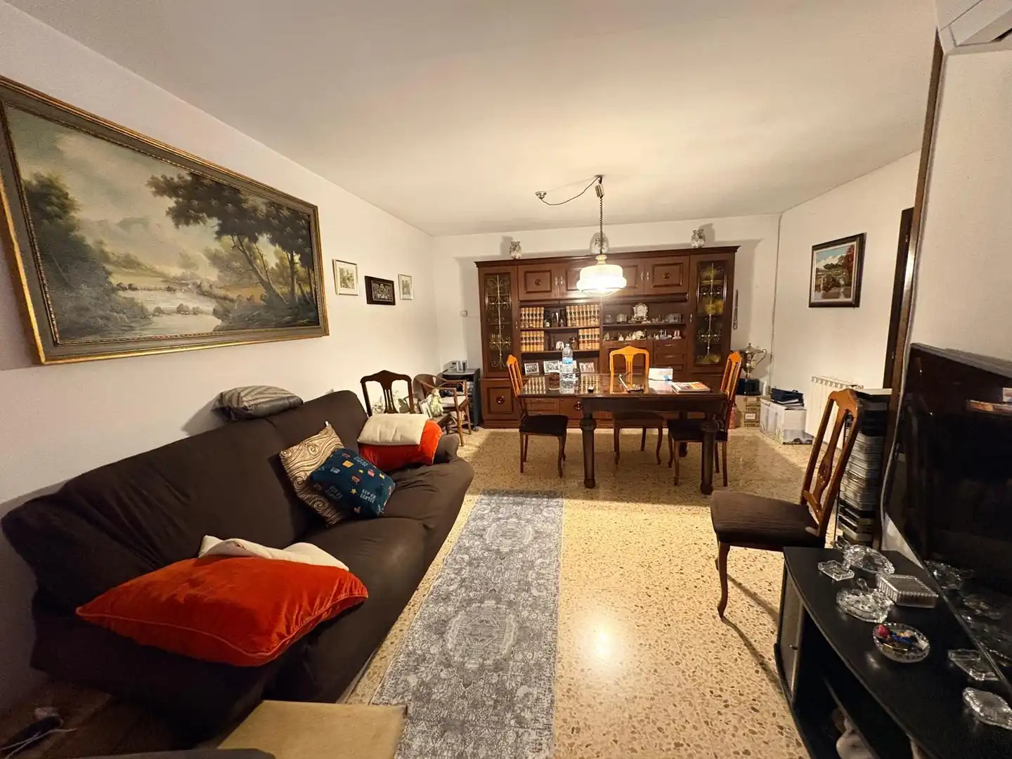 Sala de estar de Piso en venta en Igualada con Calefacción, Terraza y Trastero