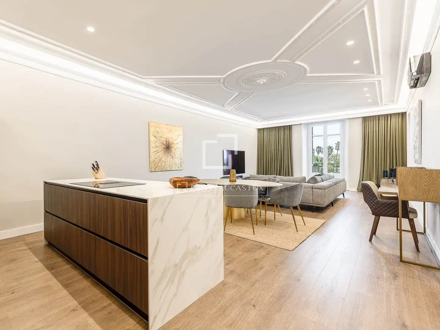Living room of Flat for sale in Barcelona  with Air Conditioner, Heating and Terrace