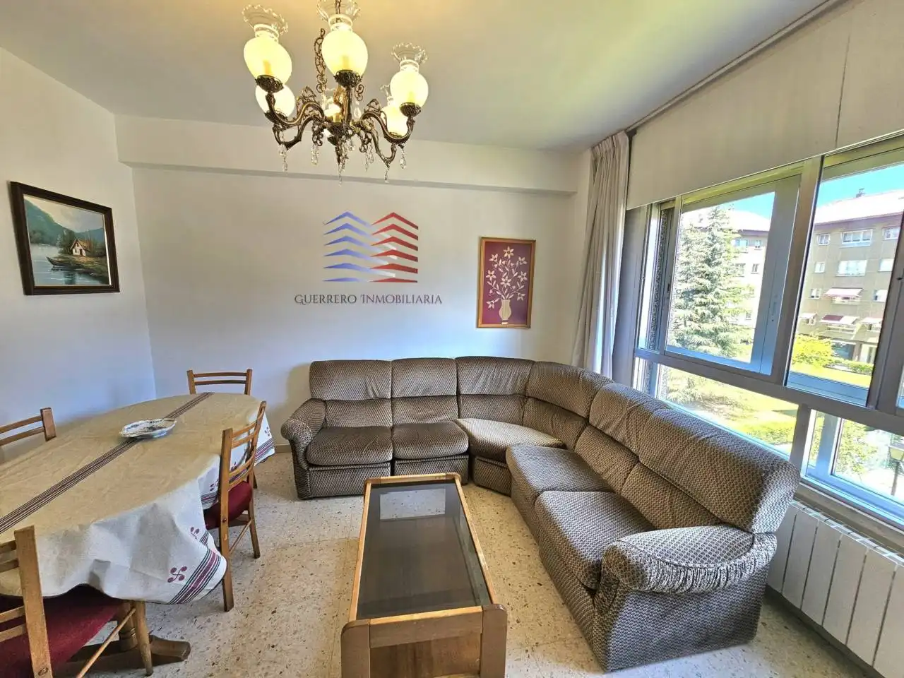 Sala de estar de Piso de alquiler en Ourense Capital  con Calefacción y Amueblado