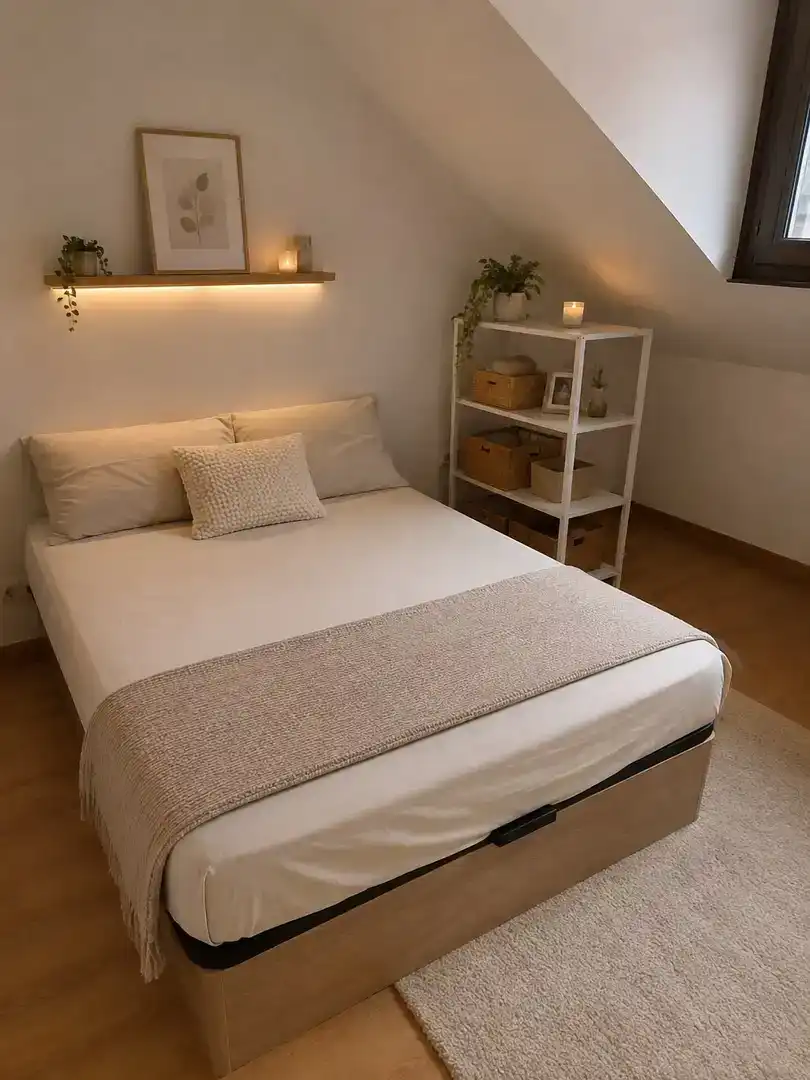 Schlafzimmer von Wohnung zur Miete in Brunete mit Balkon