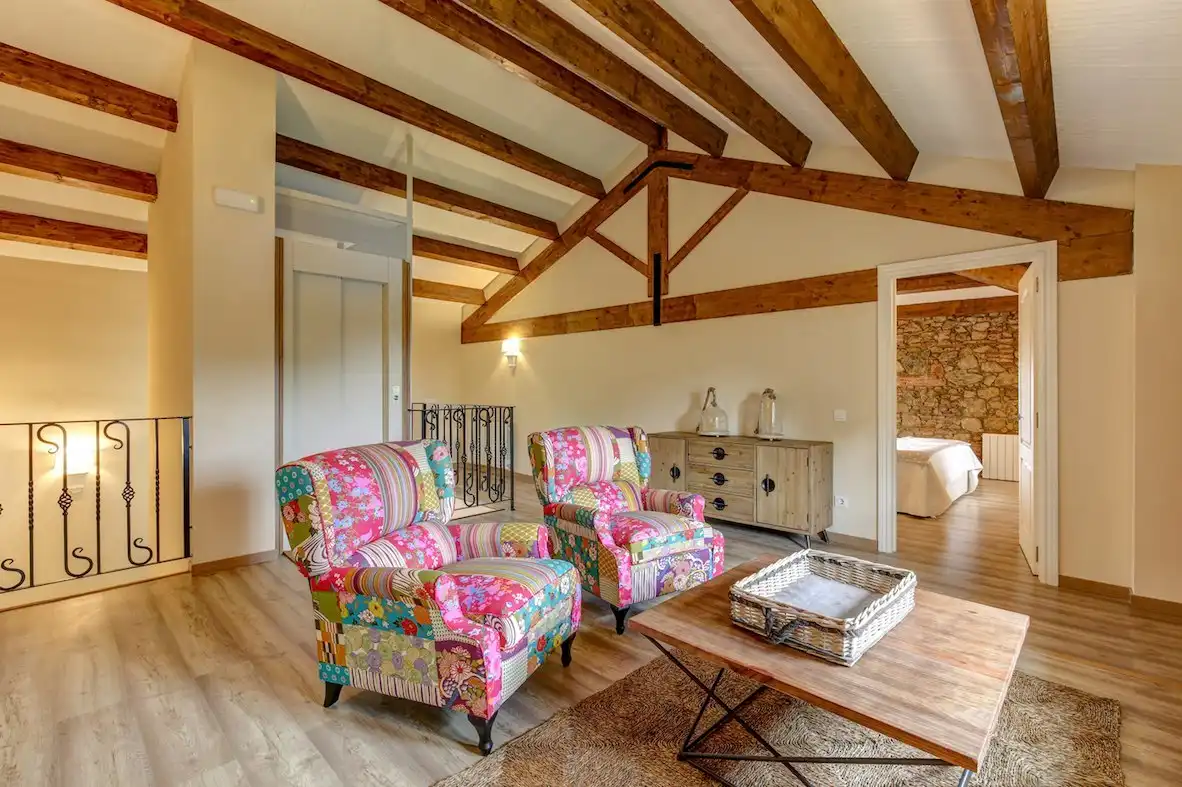 Wohnzimmer von Country house zum Verkauf in Llinars del Vallès mit Klimaanlage, Heizung und Abstellraum