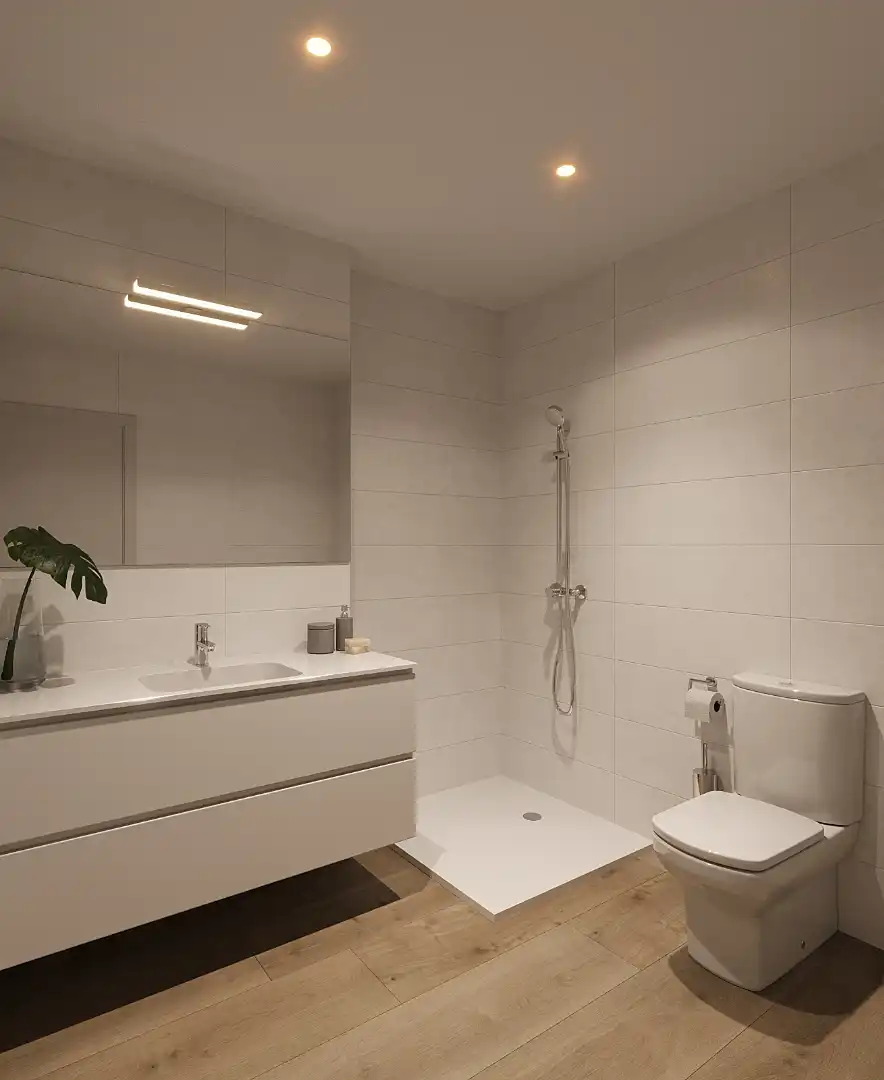 Bathroom of Flat for sale in Tàrrega  with Air Conditioner, Heating and Terrace