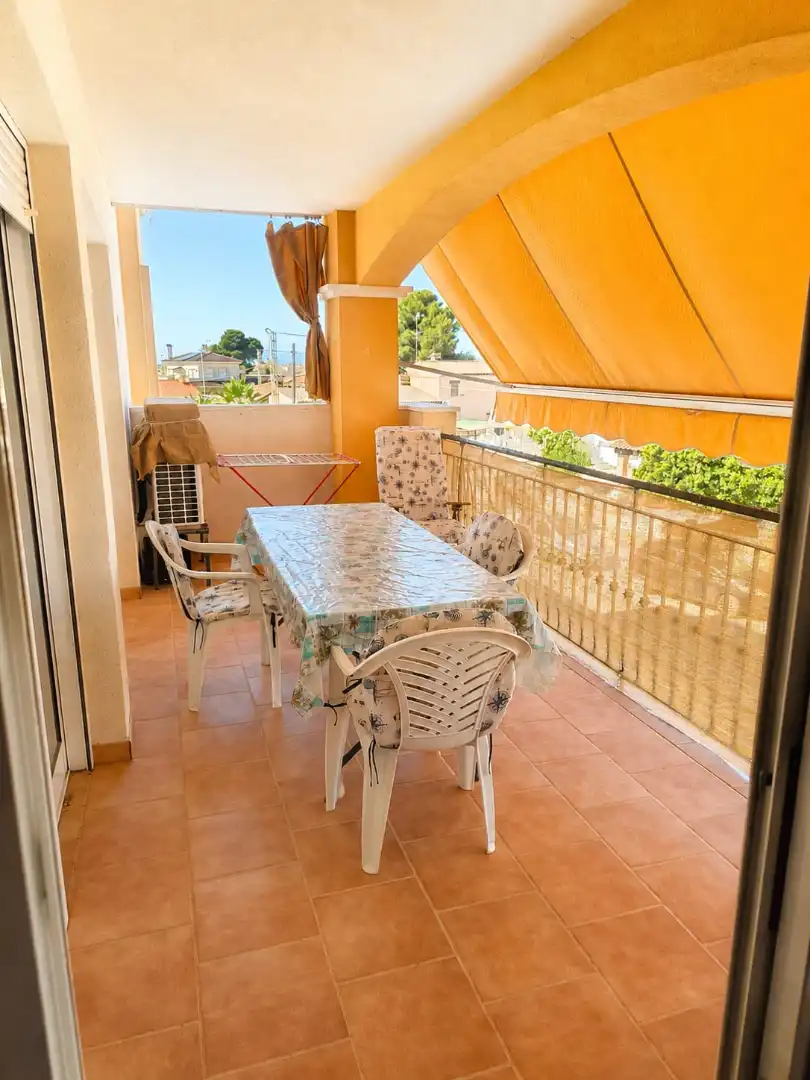Terrassa de Apartament de lloguer en Águilas amb Moblat, Forn i Rentadora