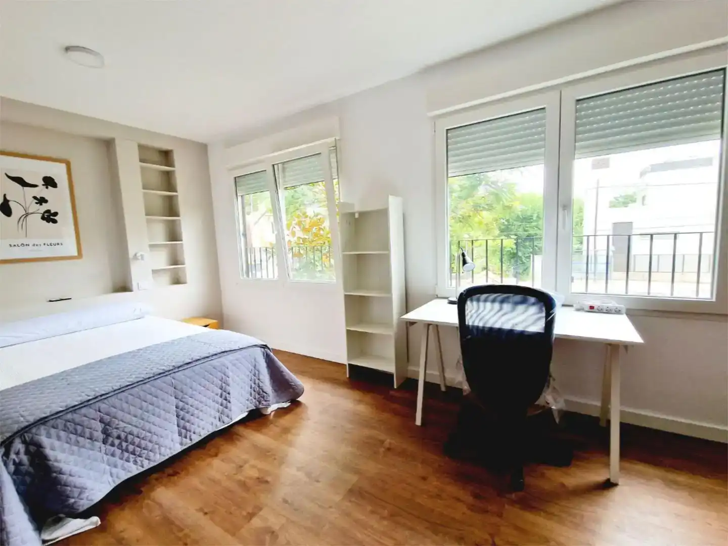 Habitación de Casa o chalet para compartir en Madrid con Aire acondicionado, Jardín privado y Parquet