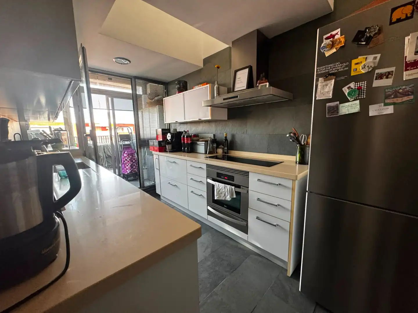 Cocina de Ático en venta en Alicante / Alacant con Aire acondicionado, Terraza y Amueblado