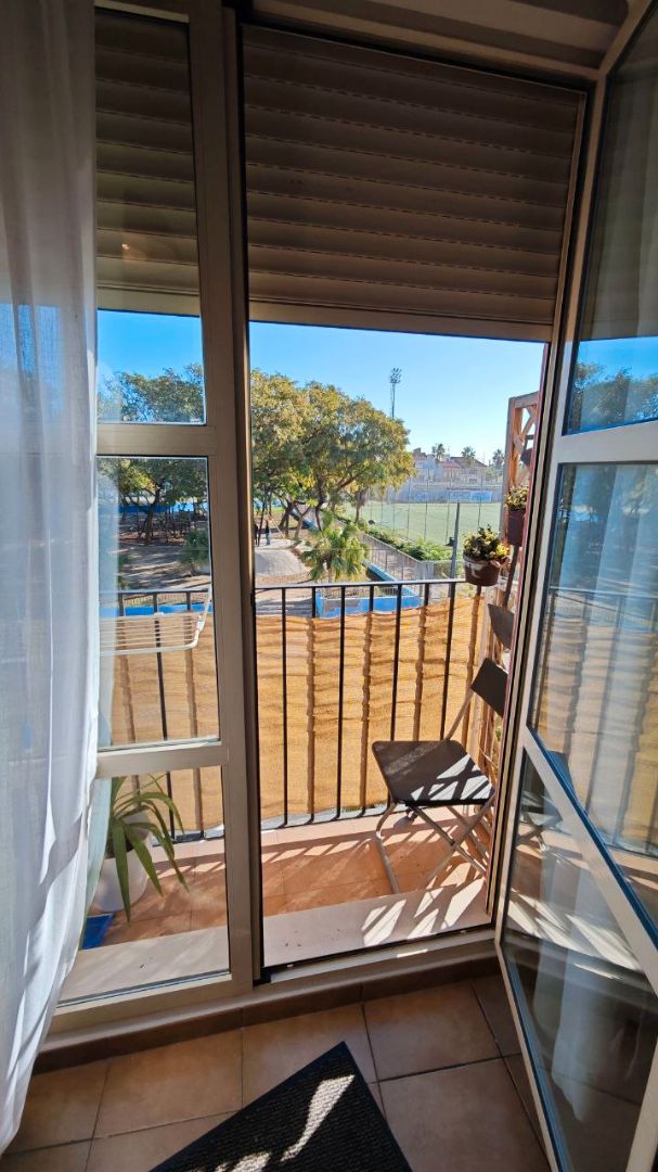 Balcony of Duplex to rent in  Valencia Capital  with Heating, Furnished and Oven