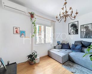 Sala d'estar de Pis en venda en  Barcelona Capital amb Aire condicionat