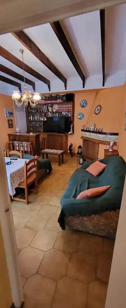 Sala de estar de Piso en venta en Algemesí con Aire acondicionado, Amueblado y Horno