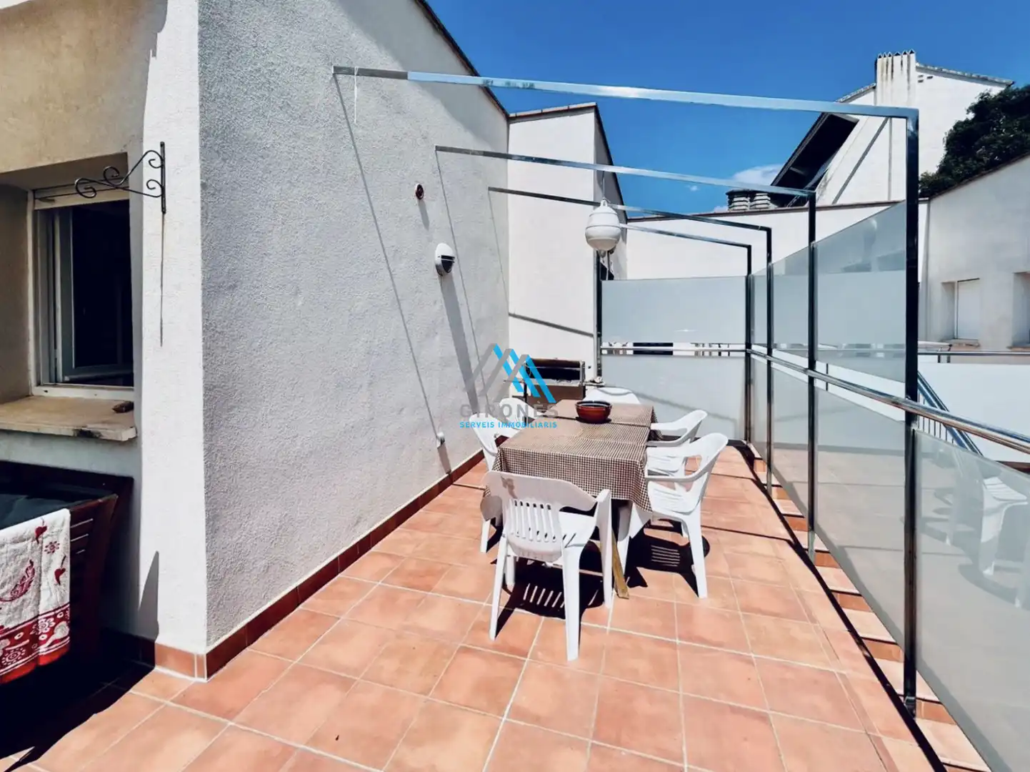 Terrassa de Apartament de lloguer en Santa Cristina d'Aro amb Parquet i Terrassa