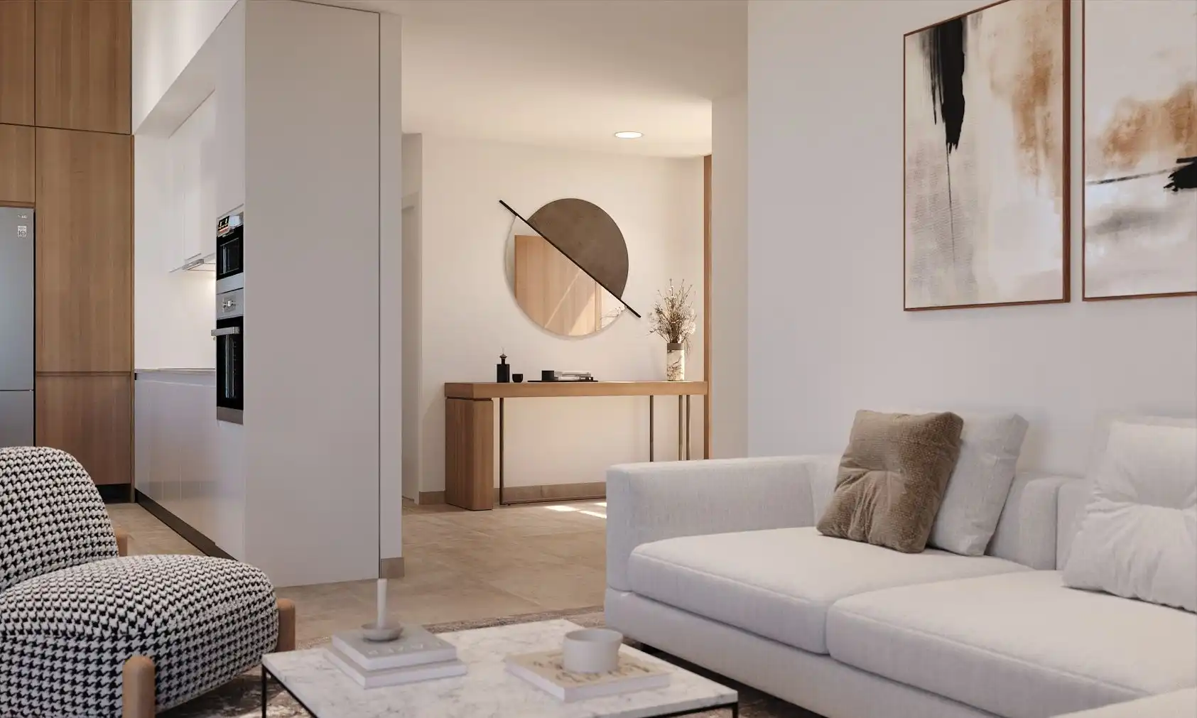 Sala de estar de Finca rústica en venta en Alhama de Murcia con Aire acondicionado, Jardín privado y Piscina