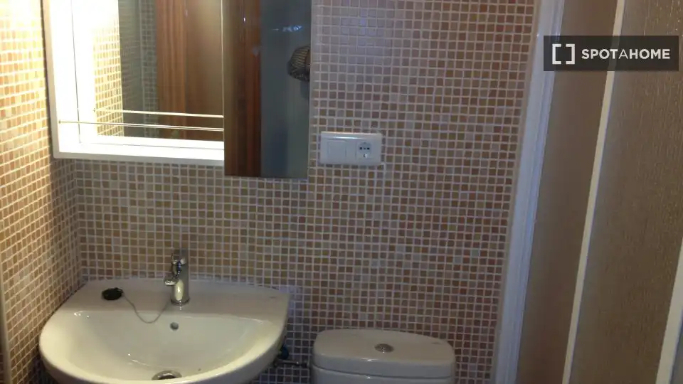 Baño de Piso para compartir en Málaga con Aire acondicionado, Calefacción y Amueblado