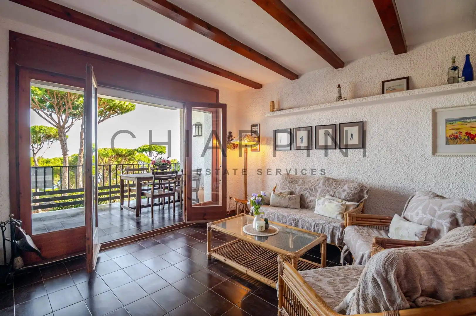 Wohnzimmer von Wohnung zum Verkauf in Calella de Palafrugell