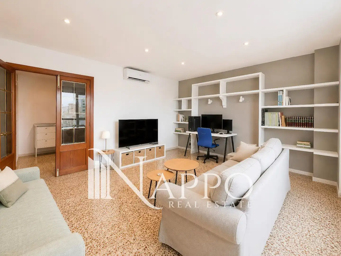 Sala de estar de Piso en venta en  Palma de Mallorca con Aire acondicionado, Calefacción y Terraza