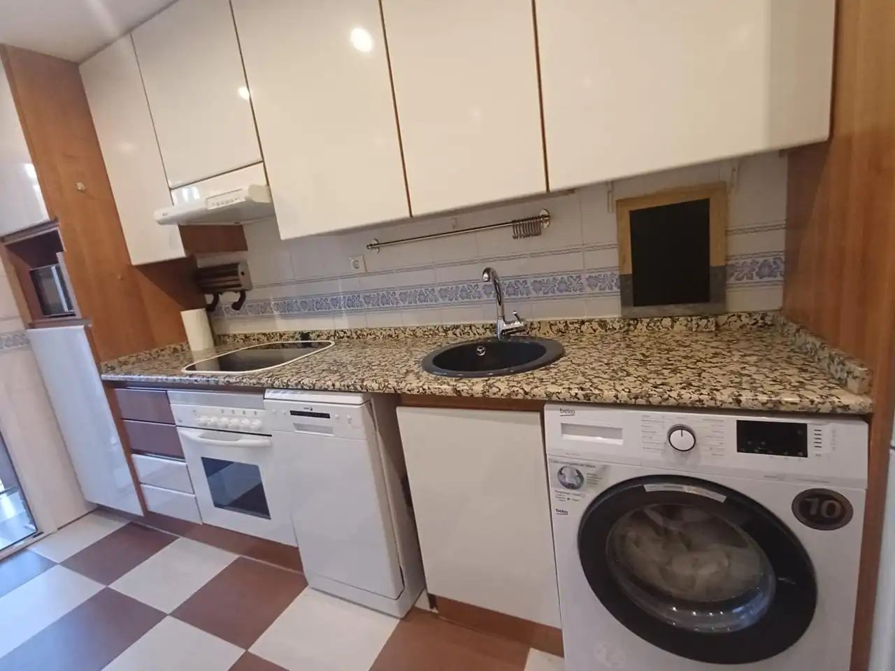 Cocina de Piso de alquiler en Getafe con Aire acondicionado, Calefacción y Amueblado