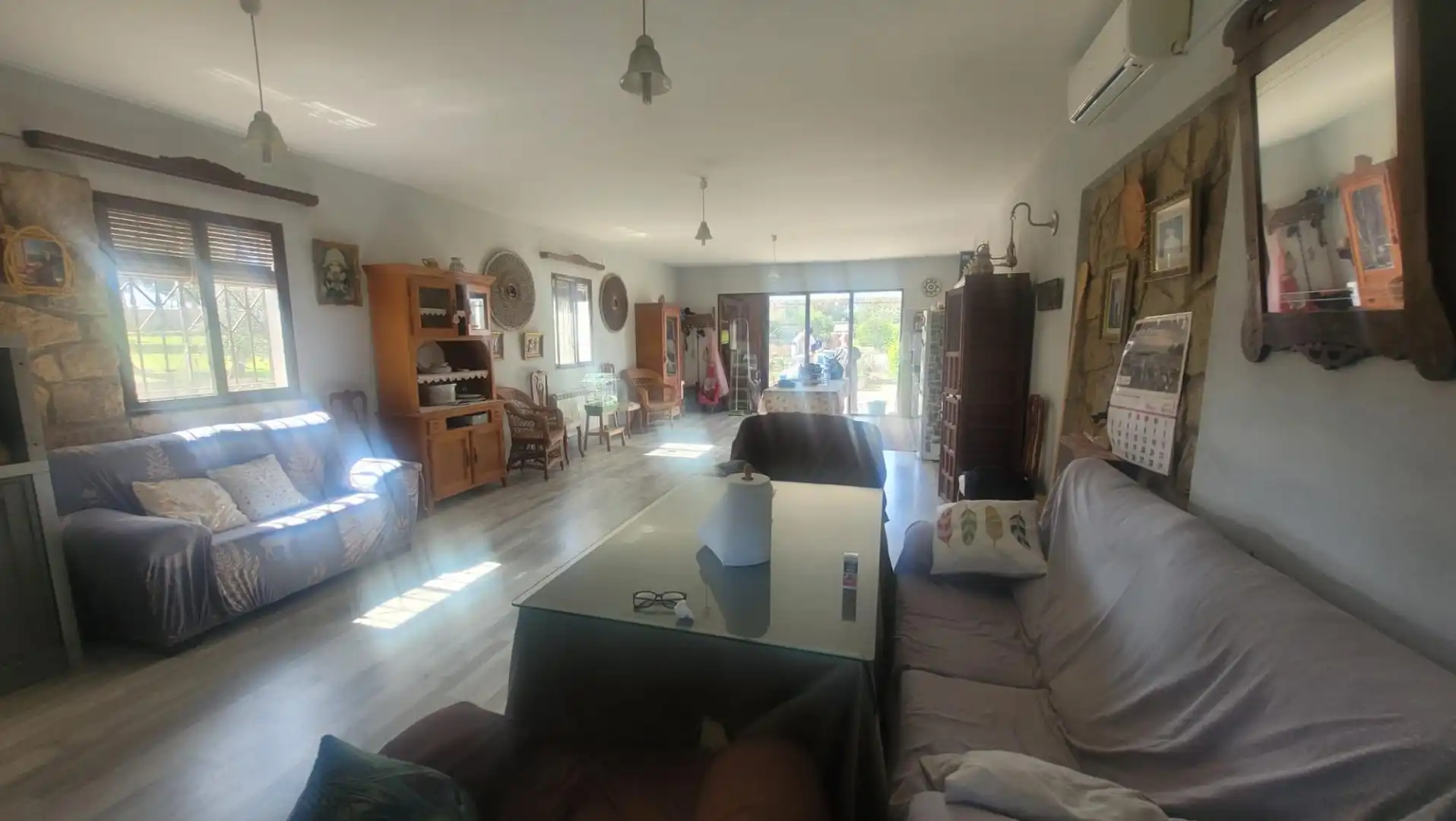 Sala de estar de Casa o chalet en venta en Casar de Cáceres con Aire acondicionado, Calefacción y Trastero