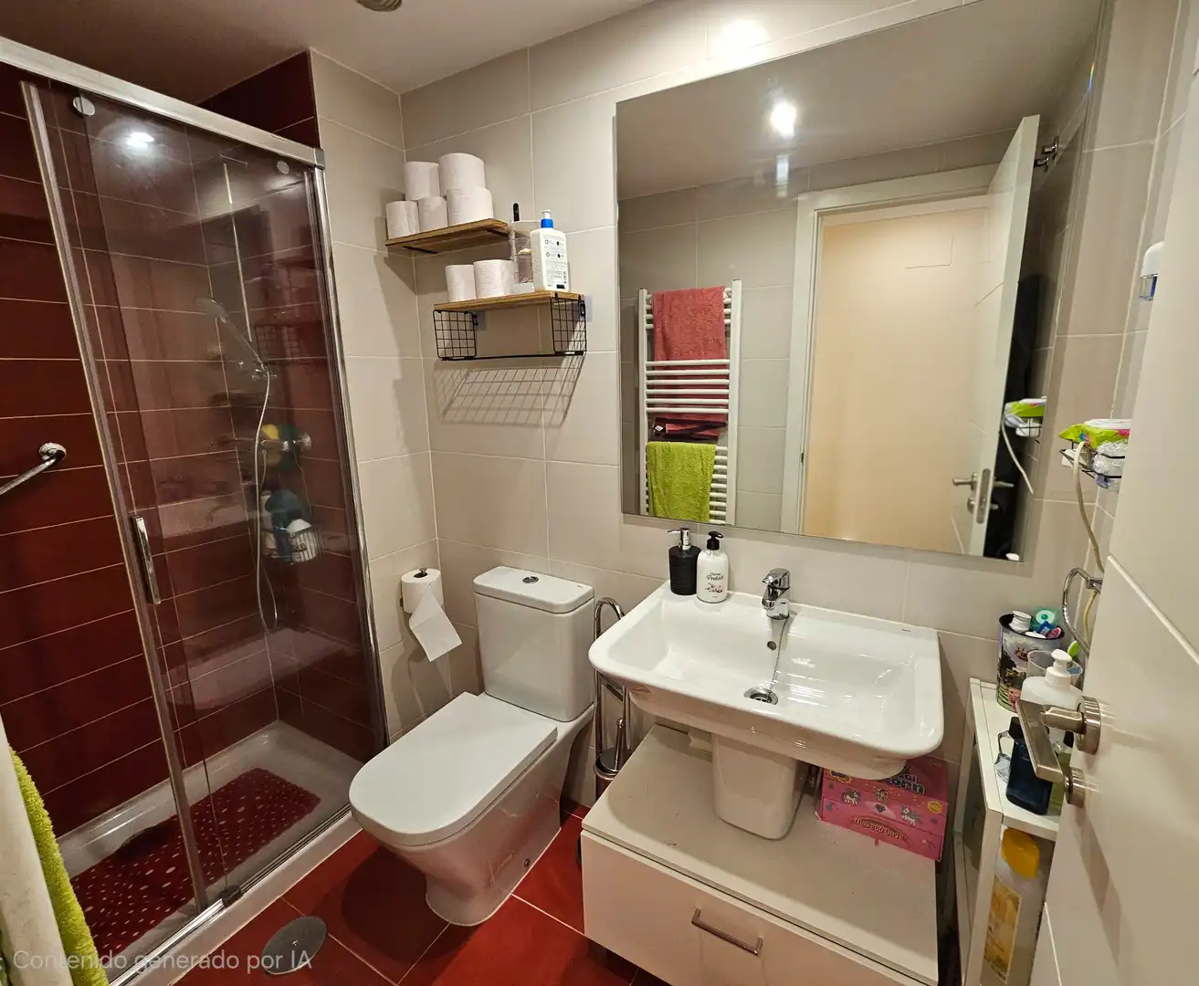 Bathroom of Flat for sale in Madrid  with Air Conditioner, Heating and Storage room