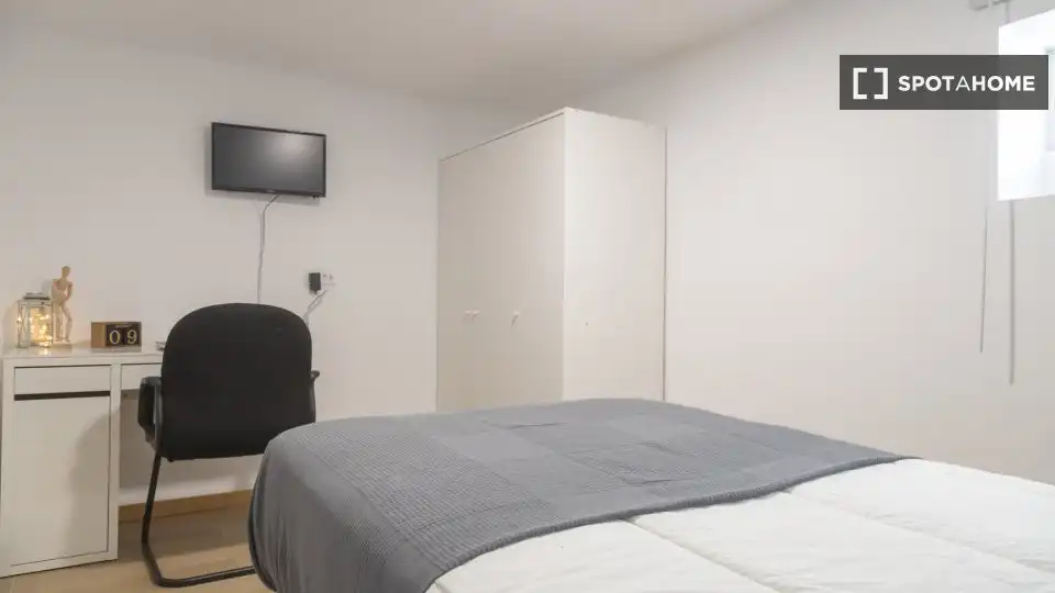 Habitación de Piso de alquiler en Madrid con Aire acondicionado, Calefacción y Amueblado