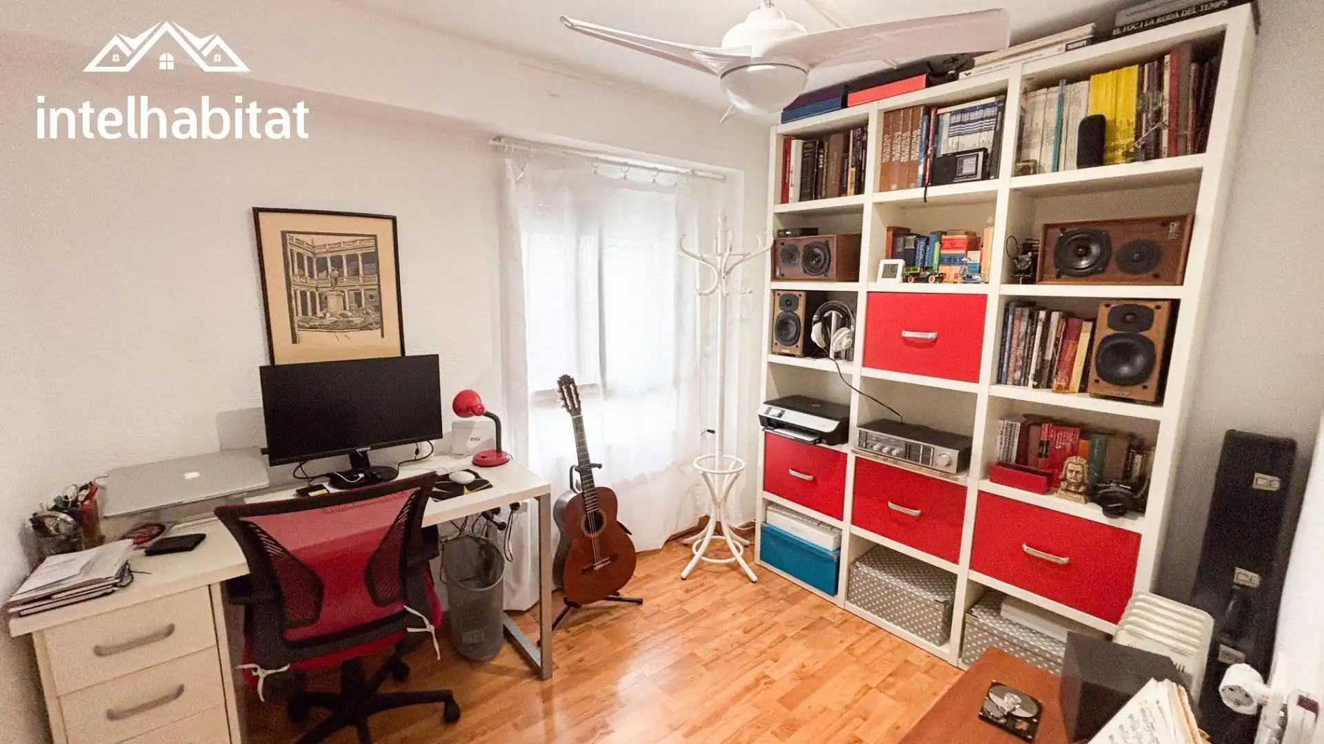 Sala de estar de Piso en venta en Valencia con Aire acondicionado y Balcón