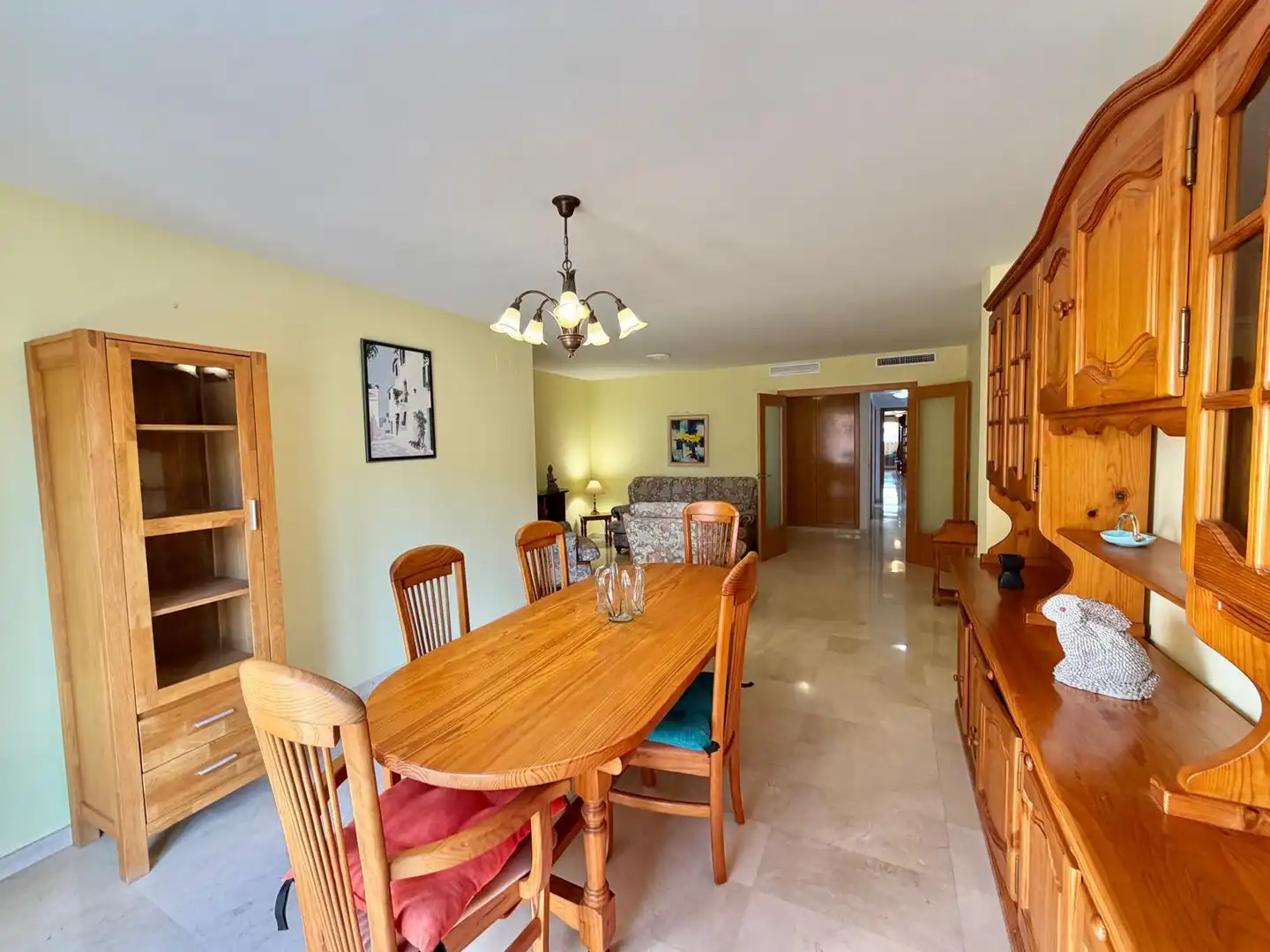Menjador de Apartament en venda en Benitachell / El Poble Nou de Benitatxell amb Aire condicionat, Calefacció i Terrassa