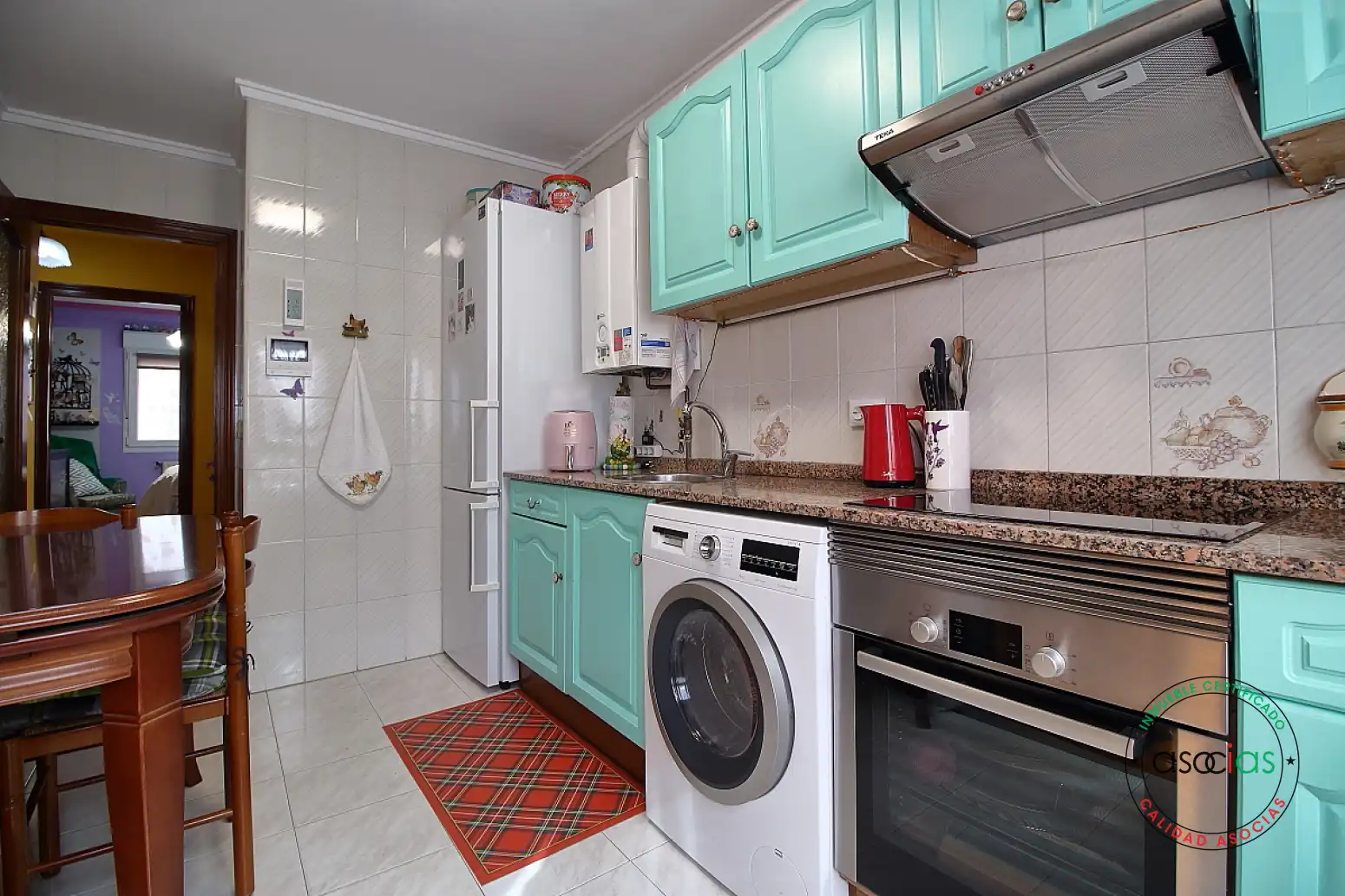 Cocina de Piso en venta en Gijón  con Calefacción, Parquet y Trastero