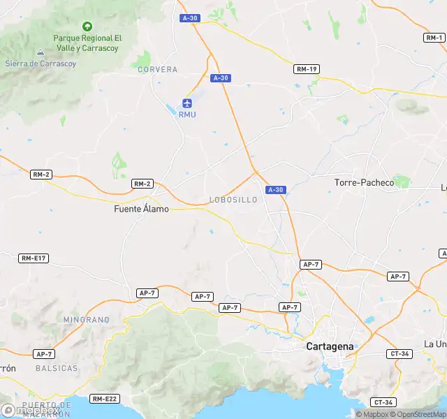 Vista exterior de Piso en venta en Fuente Álamo de Murcia